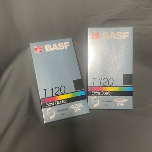 BASF | Cameras, Photo & Video | Nwt Two T2 Blank Vhs Tapes | Poshmark